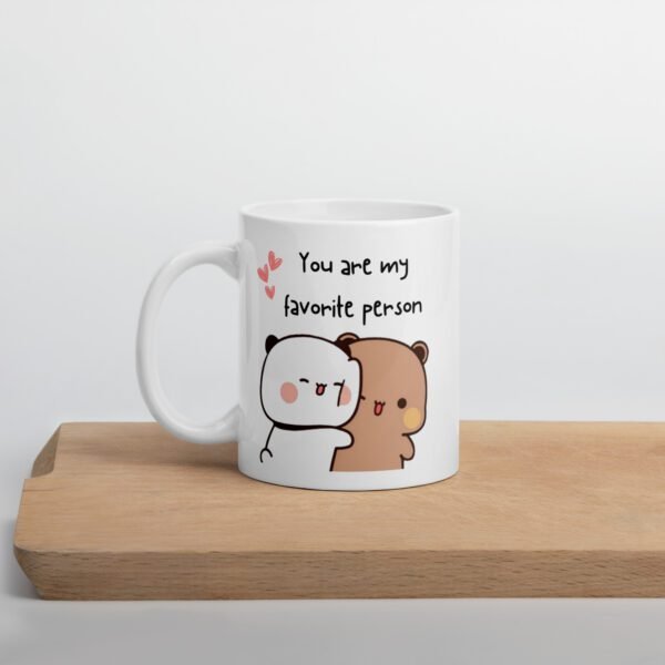 ☕ Dudu & Bubu Mug – “You Are My Favorite Person” Ceramic Cutie - Image 2