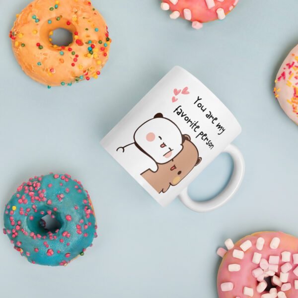 ☕ Dudu & Bubu Mug – “You Are My Favorite Person” Ceramic Cutie - Image 4