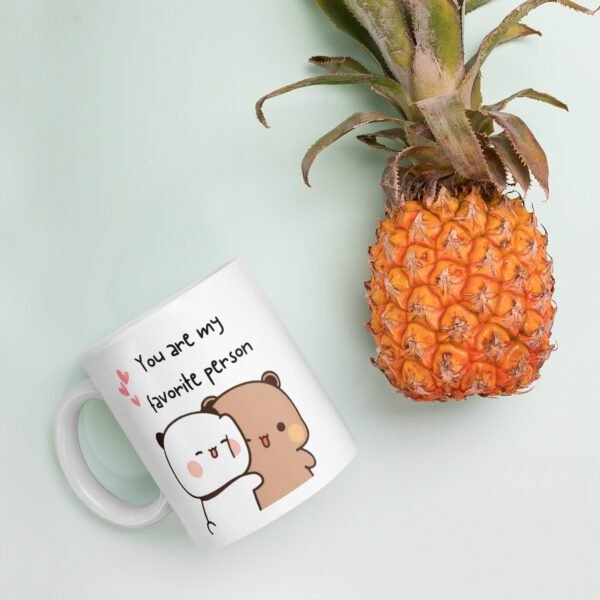 ☕ Dudu & Bubu Mug – “You Are My Favorite Person” Ceramic Cutie - Image 5
