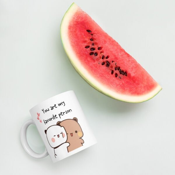 ☕ Dudu & Bubu Mug – “You Are My Favorite Person” Ceramic Cutie - Image 6