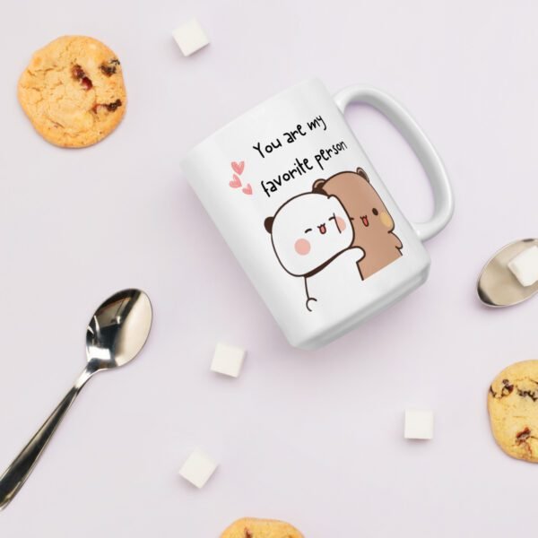 ☕ Dudu & Bubu Mug – “You Are My Favorite Person” Ceramic Cutie - Image 9