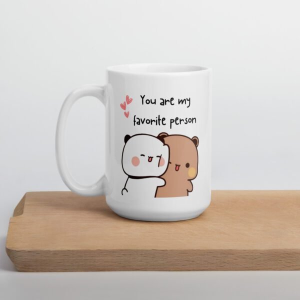 ☕ Dudu & Bubu Mug – “You Are My Favorite Person” Ceramic Cutie - Image 7