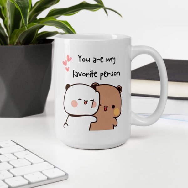 ☕ Dudu & Bubu Mug – “You Are My Favorite Person” Ceramic Cutie - Image 8