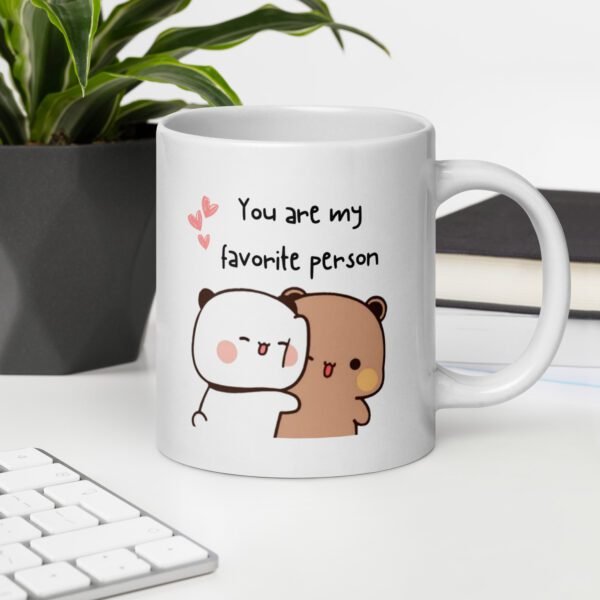 ☕ Dudu & Bubu Mug – “You Are My Favorite Person” Ceramic Cutie - Image 10